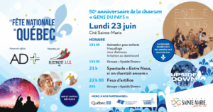 LA FÊTE NATIONALE À SAINTE-MARIE @ Cité Sainte-Marie (stationnement du Centre Caztel)
