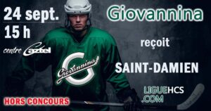 Partie hors concours : Le Giovannina contre St-Damien