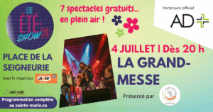 « Un Été-Show 2.0 » : La Grand-Messe @ Place de la Seigneurie | Sous le chapiteau A&W