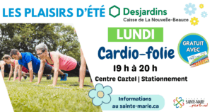Plaisir d’Été: Cardio-folie @ Centre Caztel | Stationnement