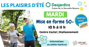 Plaisir d’Été: Mise en forme 50+ @ Centre Caztel | Stationnement