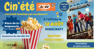 CIN'ÉTÉ A&W: MINECRAFT @ Place de la Seigneurie | Sous le chapiteau A&W