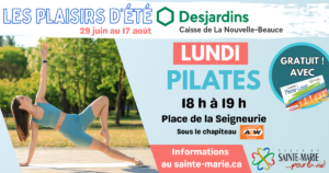« Les plaisirs d'été Desjardins » : Pilates @ Place de la Seigneurie