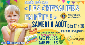 SOIRÉE SPÉCIALE « LES CHEVALIERS EN FÊTE ! » @ Place de la Seigneurie | Sous le chapiteau A&W