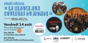 SOIRÉE SPÉCIALE : « LA BEAUCE AUX COULEURS DU MONDE » @ Place de la Seigneurie | Sous le chapiteau A&W
